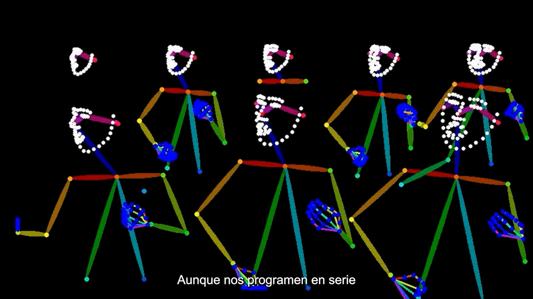 Máquinas deseantes — mapa de OpenPose