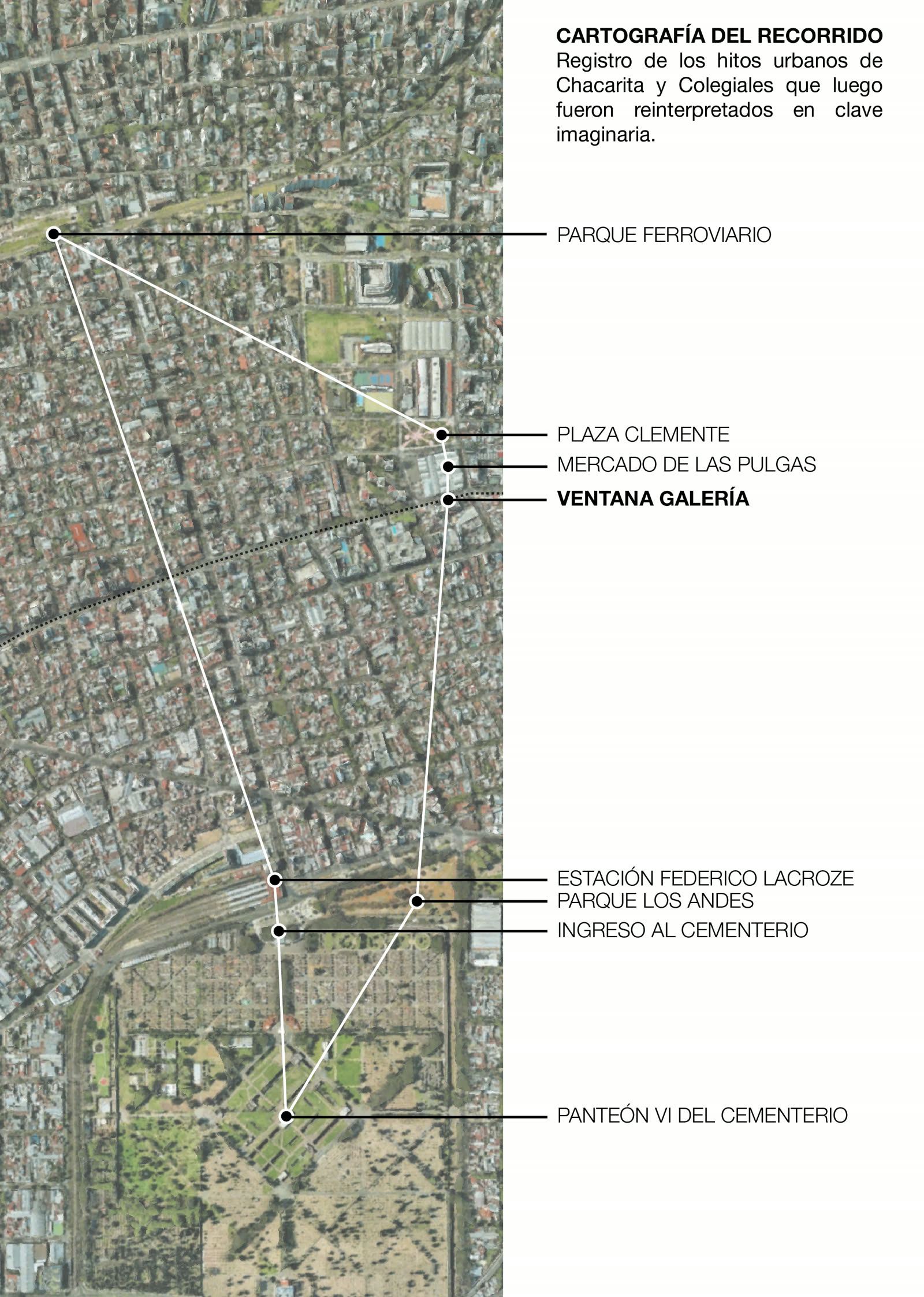 Mosaico Urbano — planimetría de las doce escenas