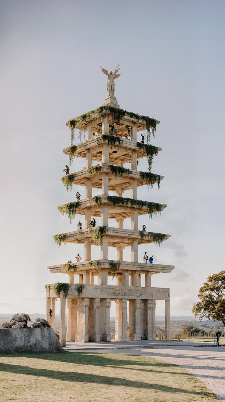Torre en el Cementerio de la Chacarita